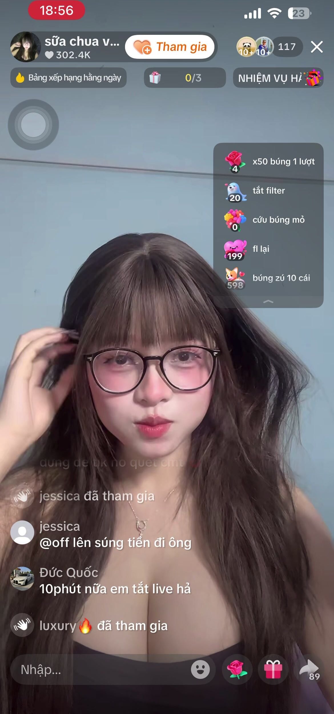 sữa chua việt quất tiktoker